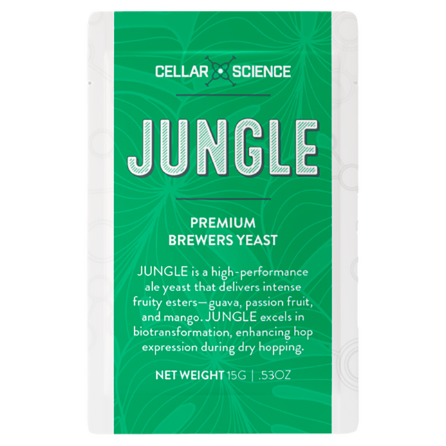 LEVADURA CellarScience® JUNGLE DRY YEAST |CERVEZA DE ESPECIALIDAD