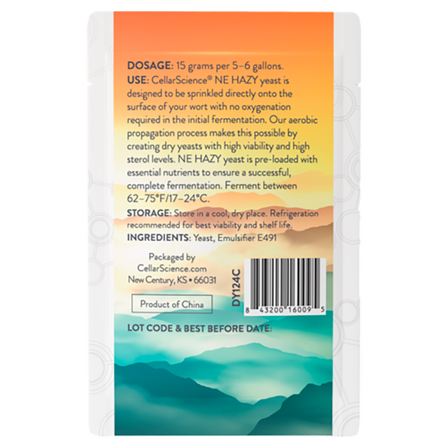 LEVADURA CellarScience® NE HAZY DRY YEAST |NEW ENGLAND ALE