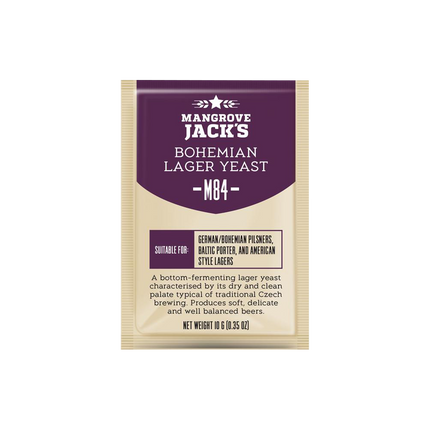 LEVADURA M84 BOHEMIAN LAGER10 g FECHA DE CONSUMO PREFERENTE ANTERIOR
