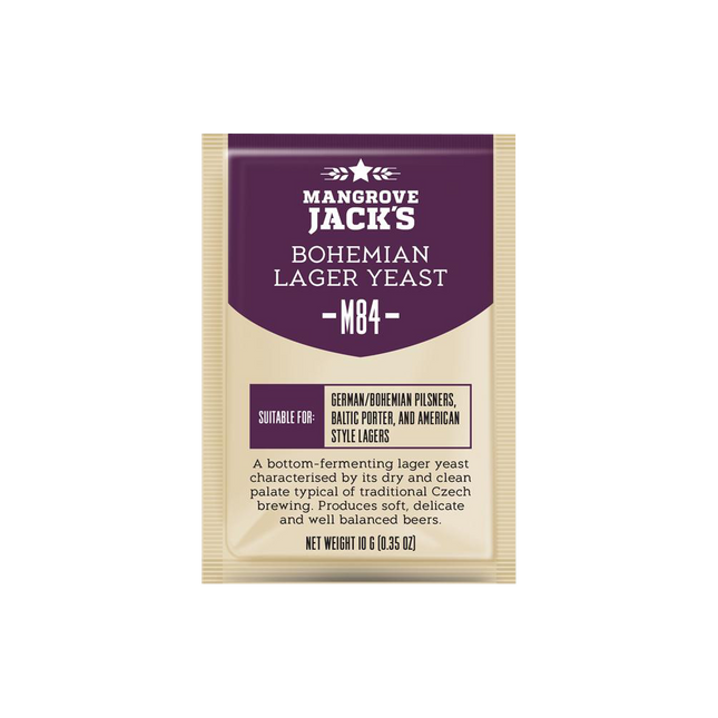 LEVADURA M84 BOHEMIAN LAGER10 g FECHA DE CONSUMO PREFERENTE ANTERIOR