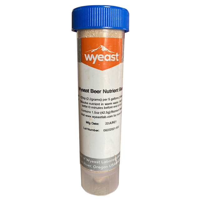 NUTRIENTES WYEAST PARA LEVADURA (VIAL 1.5 OZ, 42.5 GR)