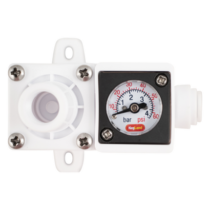REGULADOR EN LINEA DUOTIGHT 8 mm (5/16 in.) CON MANOMETRO