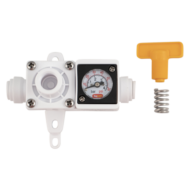 REGULADOR EN LINEA DUOTIGHT 8 mm (5/16 in.) CON MANOMETRO