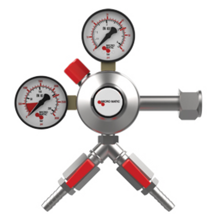 REGULADOR PREMIUM PRIMARIO CO2 CON SALIDA DOBLE MICROMATIC