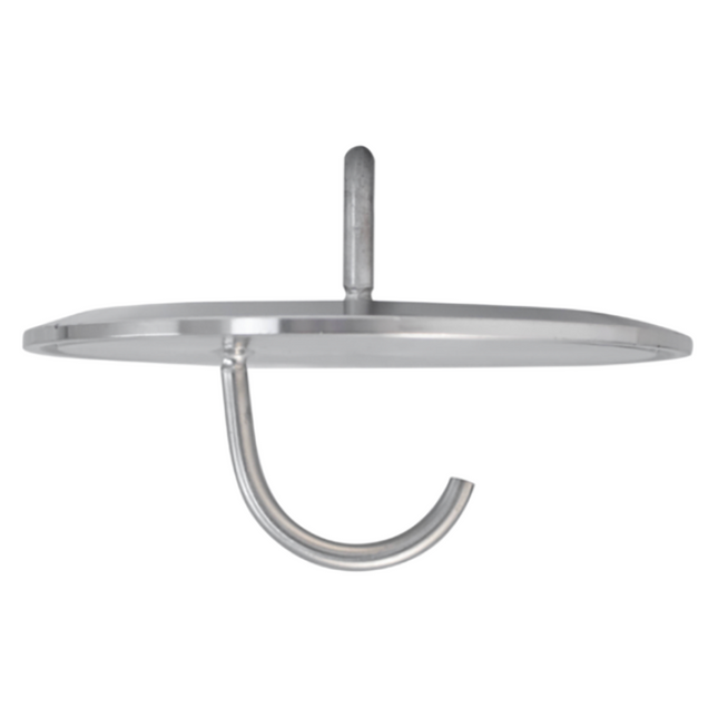 TAPA TRI-CLAMP DE 4" PARA PUERTO DE DRY HOPPING CON GANCHO