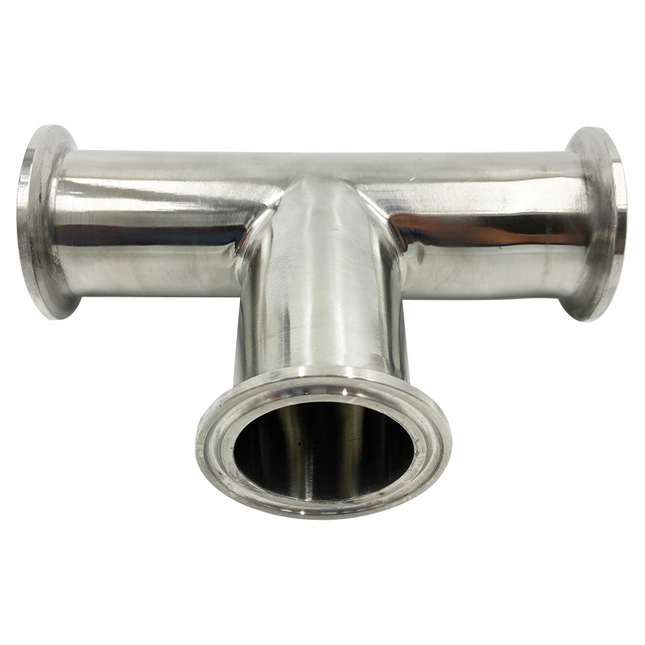 TEE "T" TRI-CLAMP 1.5" DE ACERO INOXIDABLE