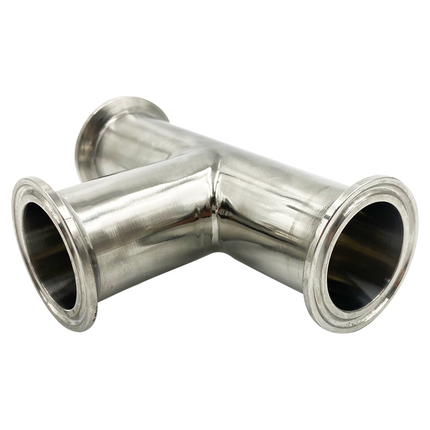 TEE "T" TRI-CLAMP 1.5" DE ACERO INOXIDABLE