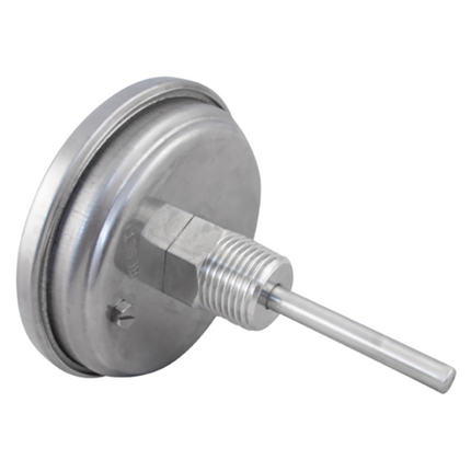 TERMOMETRO BREWMASTER CON CARATULA DE 3" Y ROSCA DE 1/2" MPT (SONDA 2")