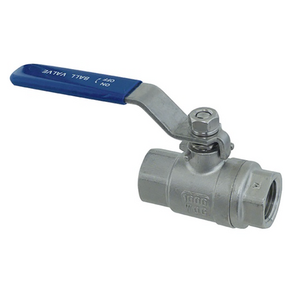 VALVULA DE 1/2" DE ACERO INOXIDABLE