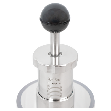 VALVULA DE DESCARGA (SPUNDING VALVE) TRI-CLAMP DE 1.5" | 2 BAR | 15-30 PSI