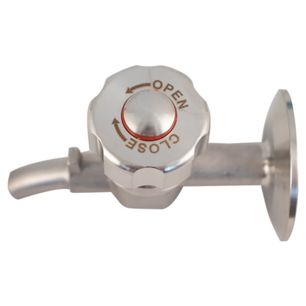 VALVULA DE MUESTREO TRICLAMP 1.5" COMPATIBLE CON PIGTAIL