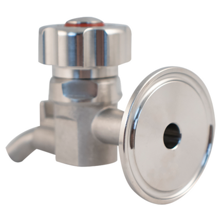VALVULA DE MUESTREO TRICLAMP 1.5" COMPATIBLE CON PIGTAIL
