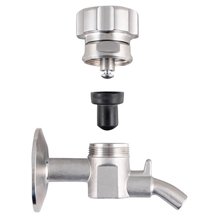 VALVULA DE MUESTREO TRICLAMP 1.5" COMPATIBLE CON PIGTAIL